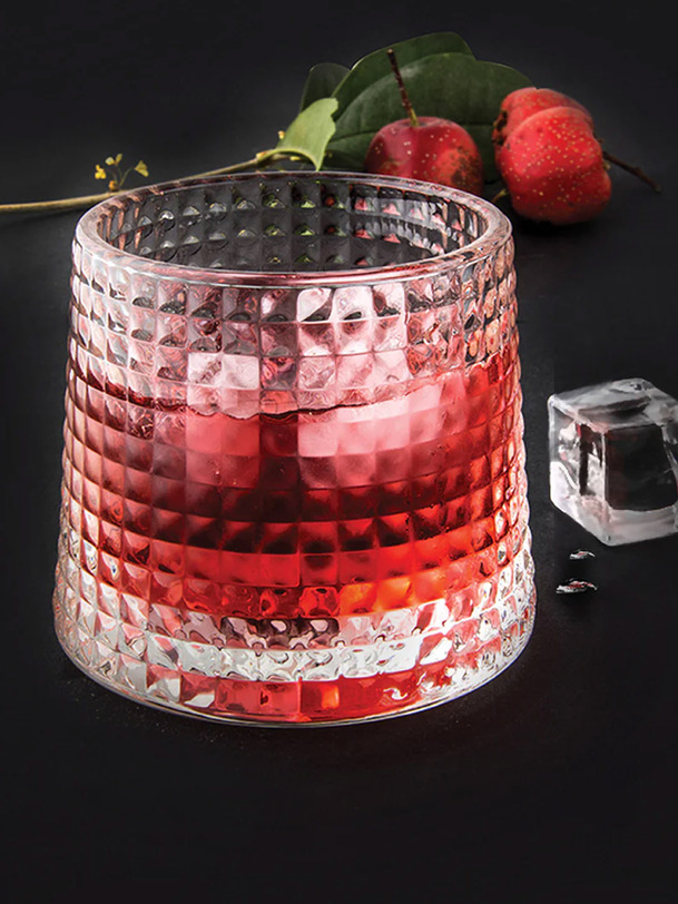 lot de 4 gobelets whisky - la rochere transparent
