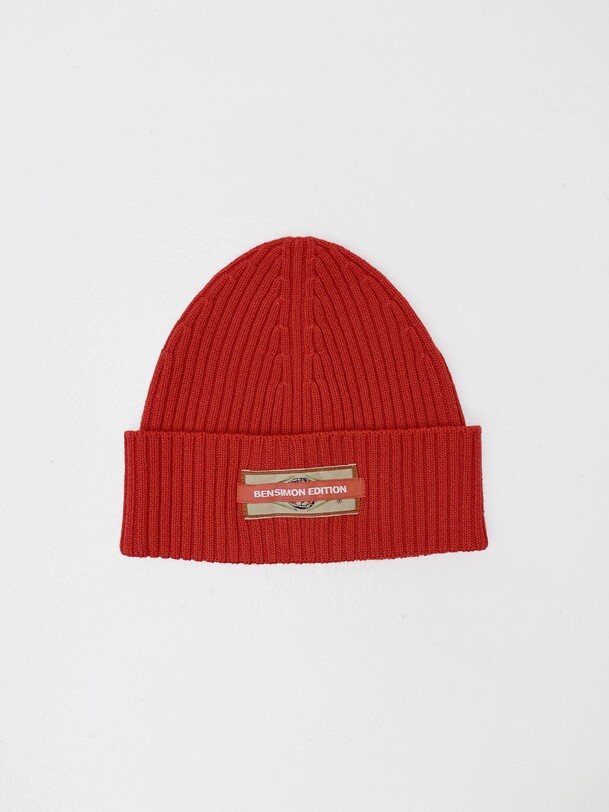 bonnet hat bensimon edition red