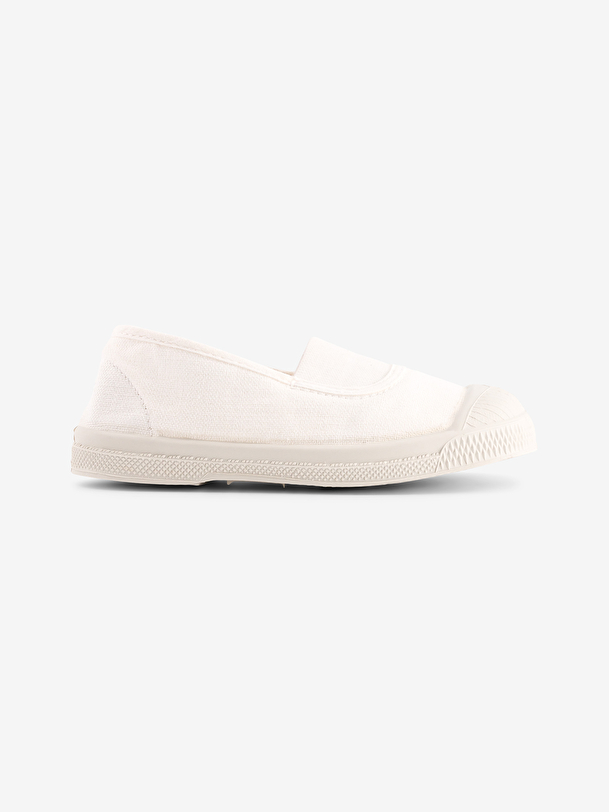 kids elastic tennis white