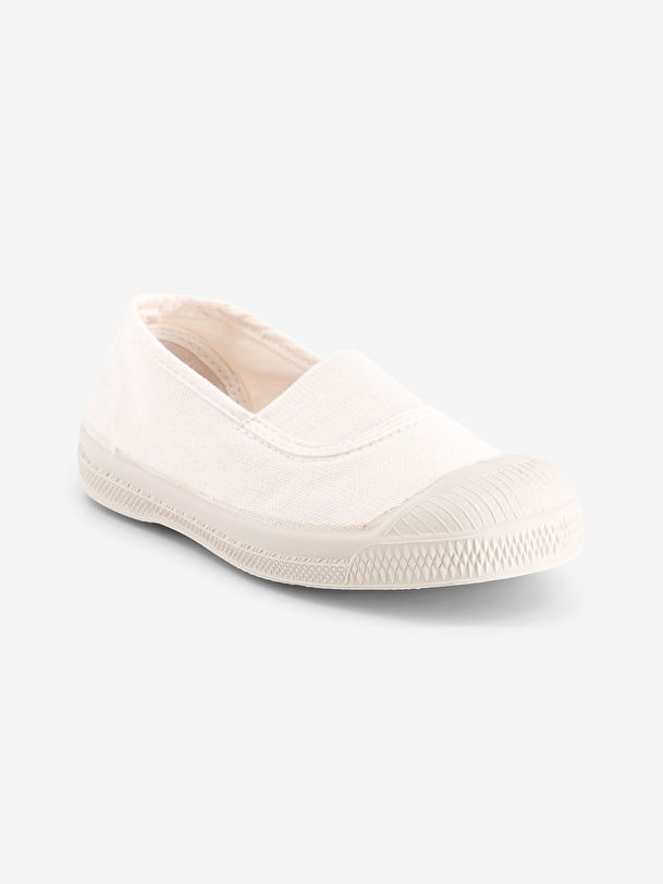 kids elastic tennis white
