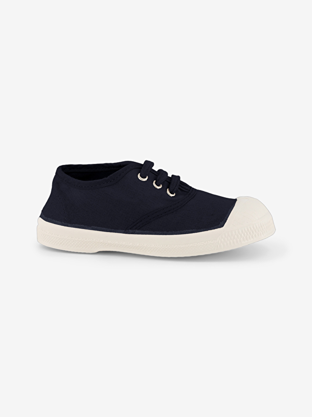 kids lace-up tennis marine