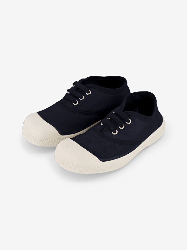 kids lace-up tennis marine