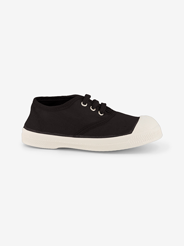 kids lace-up tennis carbon