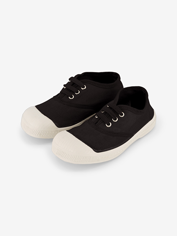 kids lace-up tennis carbon