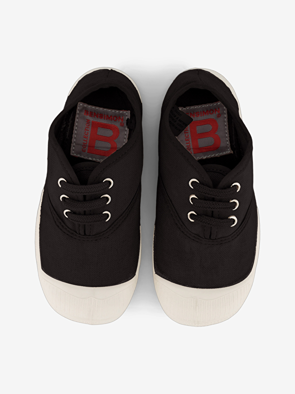 kids lace-up tennis carbon