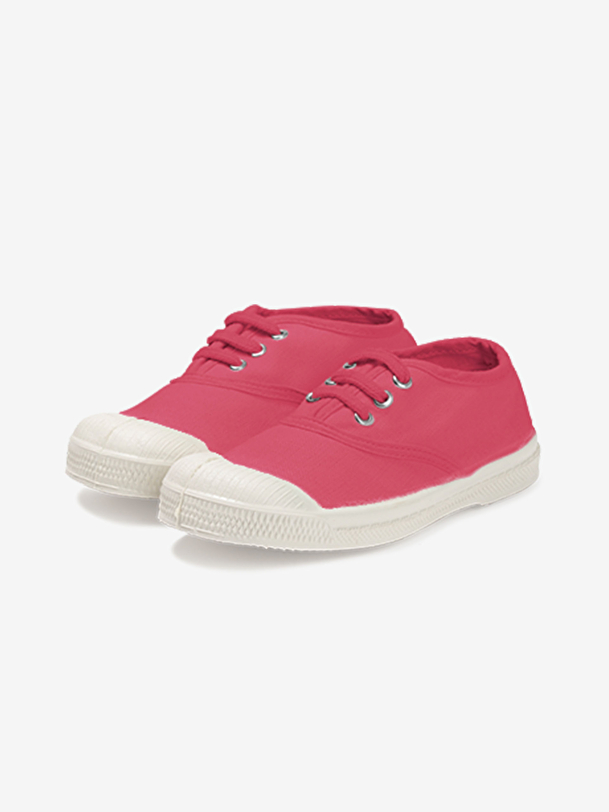 kids lace-up tennis blush
