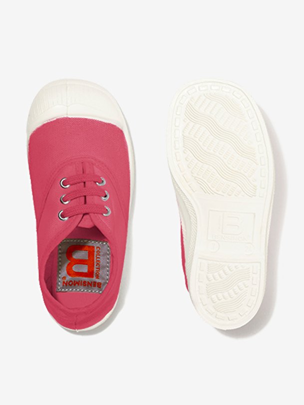 kids lace-up tennis blush