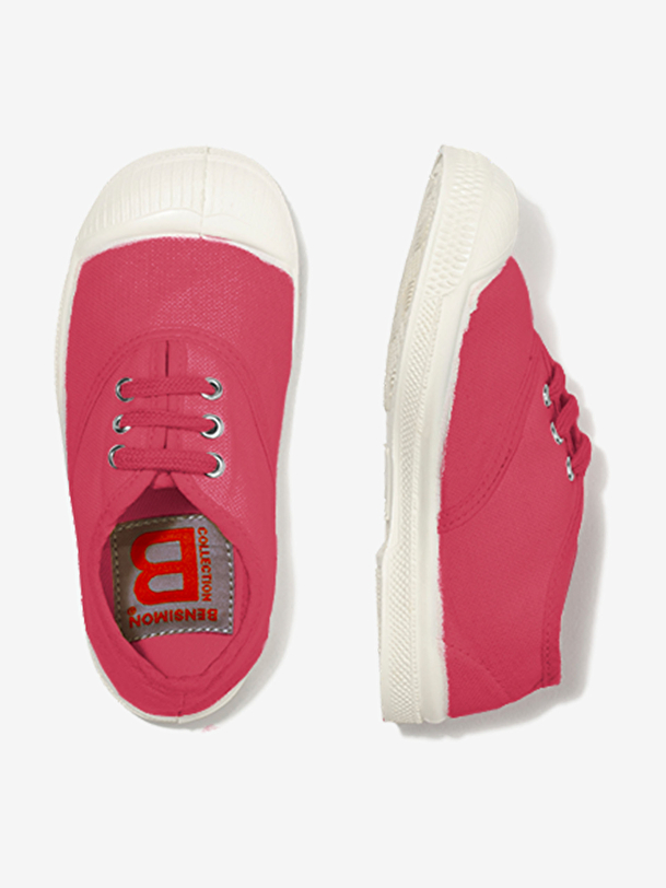 kids lace-up tennis blush