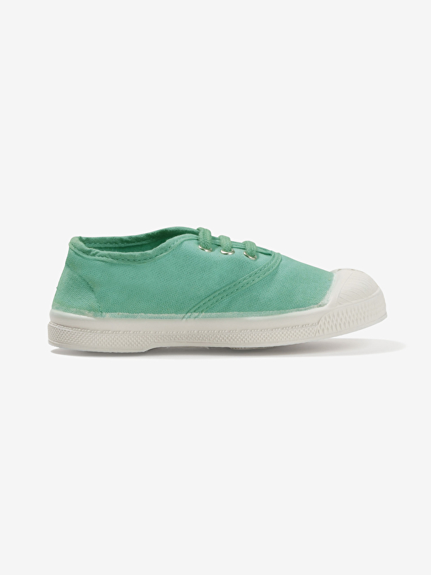 kids lace-up tennis turquoise