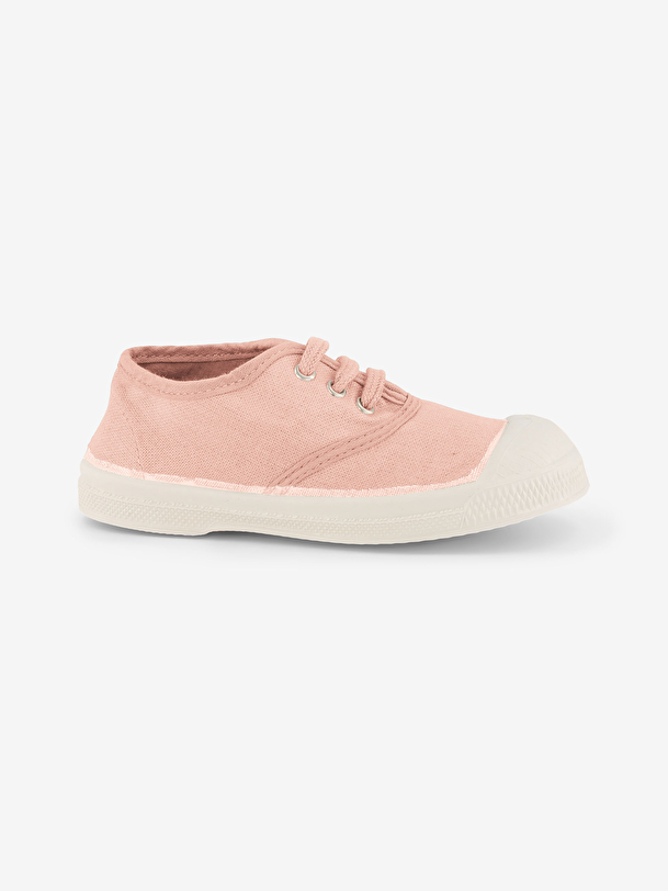 kids lace-up tennis light rose