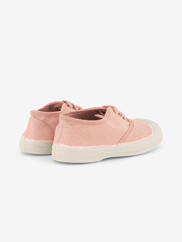 kids lace-up tennis light rose