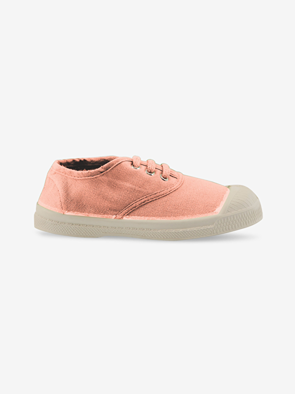 kids lace-up tennis pink