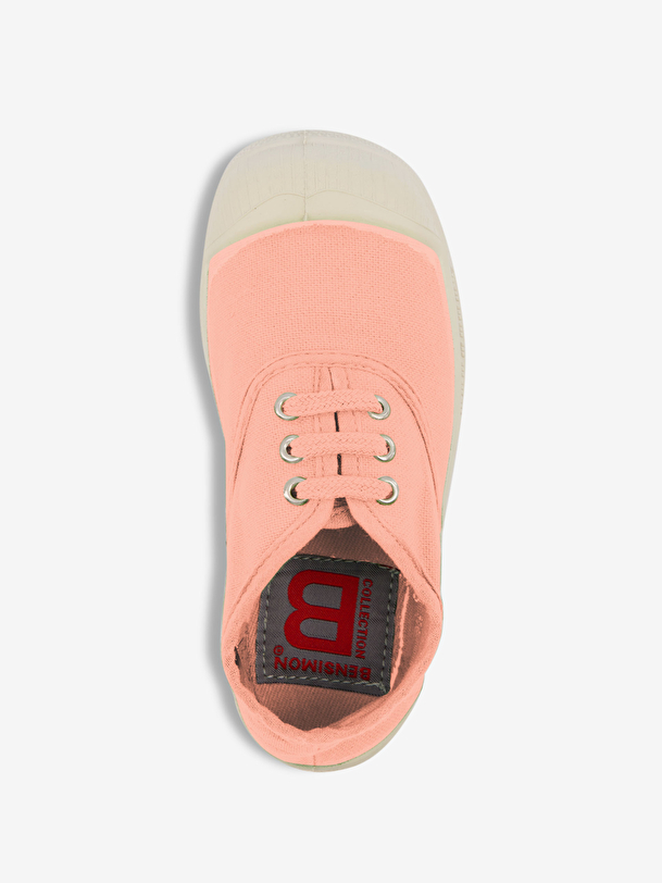 kids lace-up tennis pink