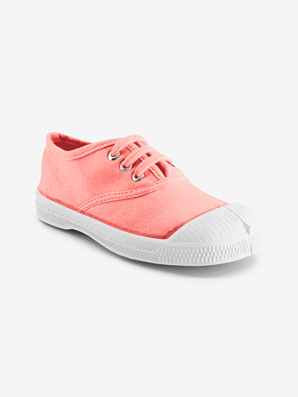 kid laces tennis soft pink