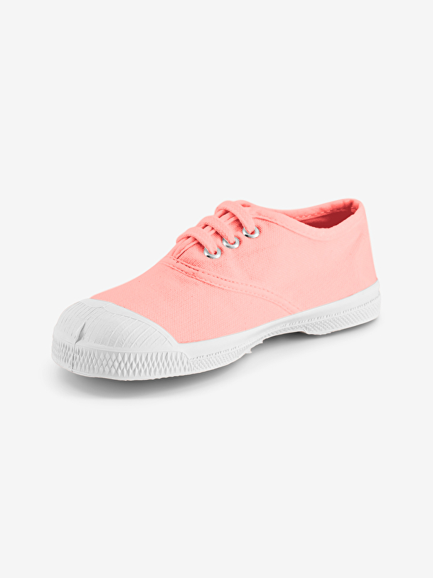 kid laces tennis soft pink