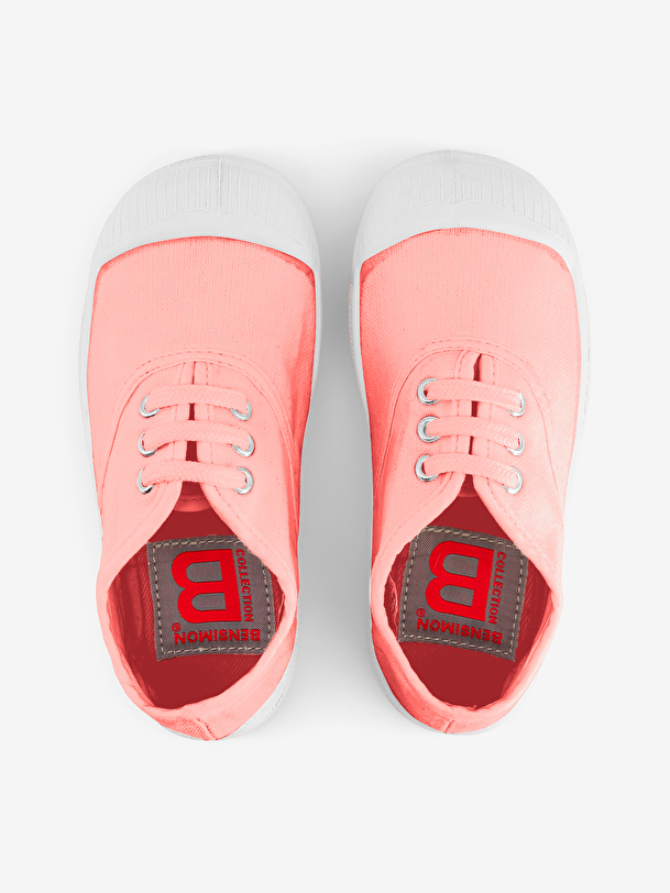 kid laces tennis soft pink