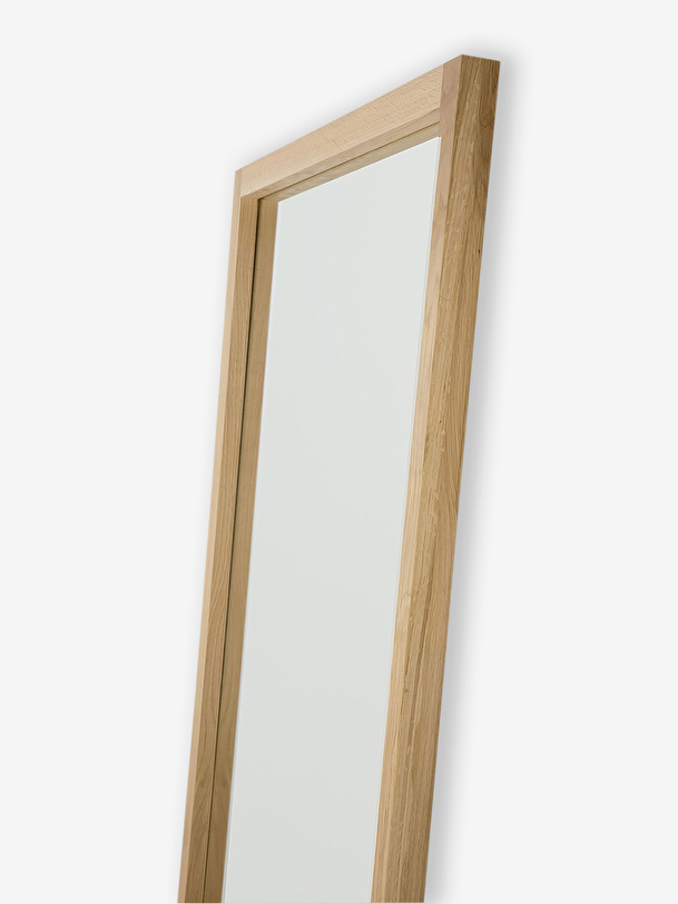 oak light frame miror h200 light oak