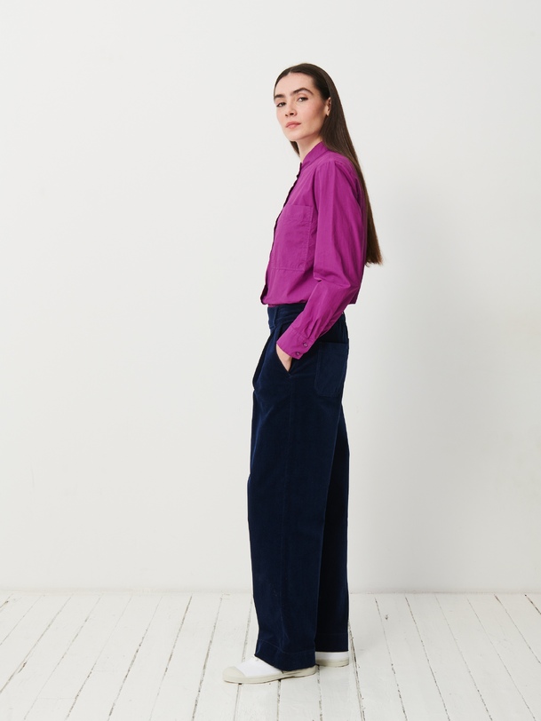 oreste pants bleu nuit