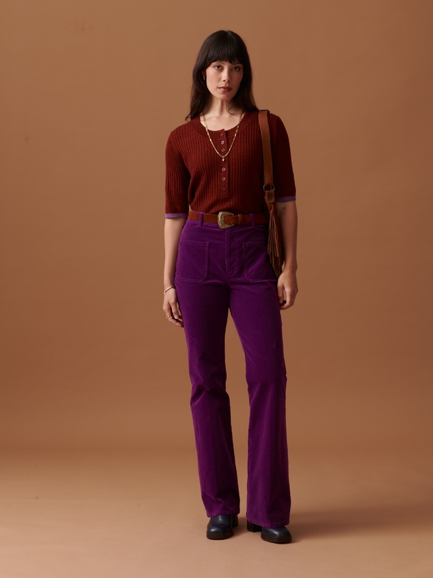 olivio pants plum