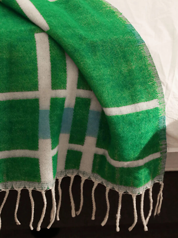 plano green blanket 130x200 green