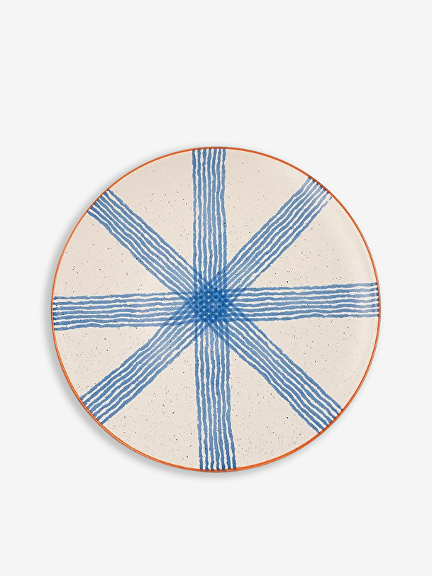 postiano plate blue m blue
