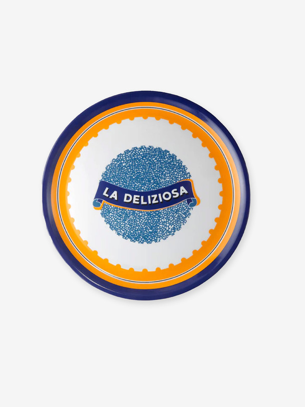 pizza plate la deliziosa - bitossi orange