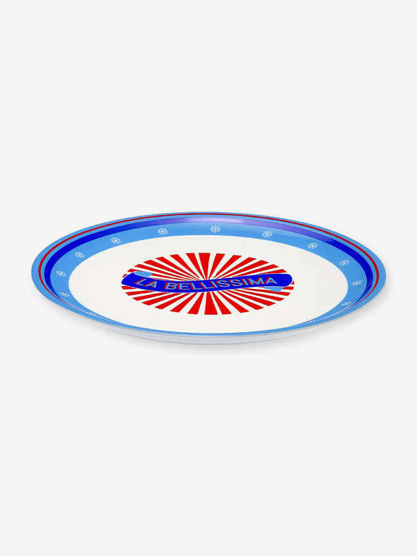 pizza plate la bellissima - bitossi red
