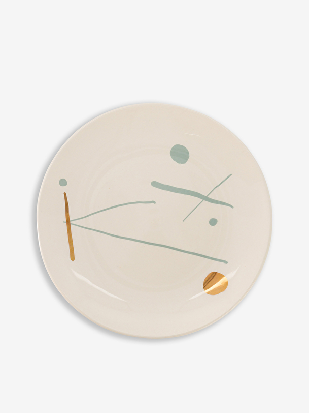 plate l sunny gold nude jade