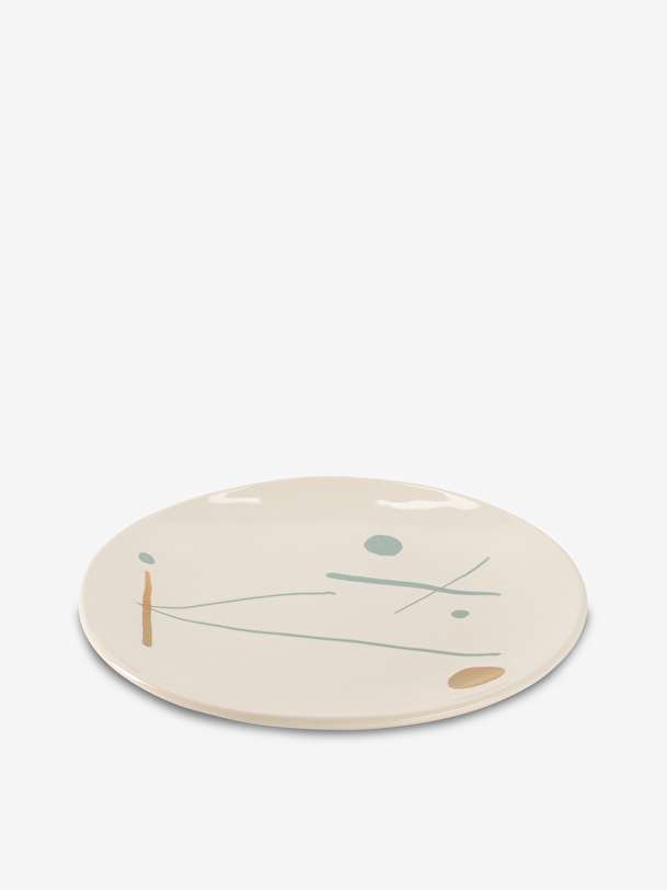 plate l sunny gold nude jade