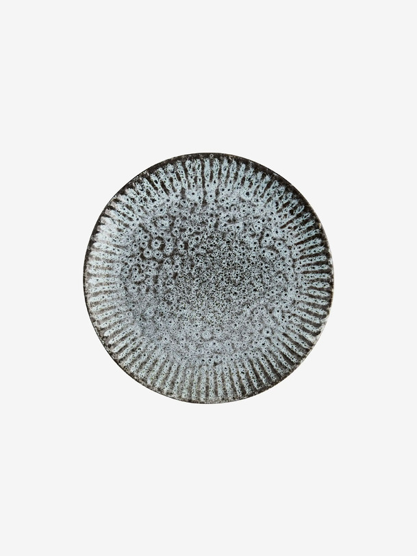 assiette stoneware t.m - mme stoltz blue