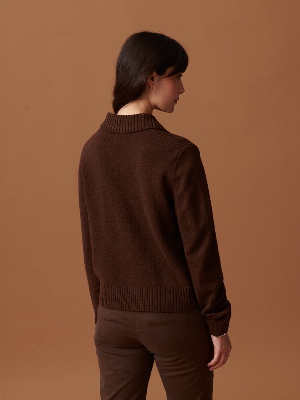oria cardigan cocoa