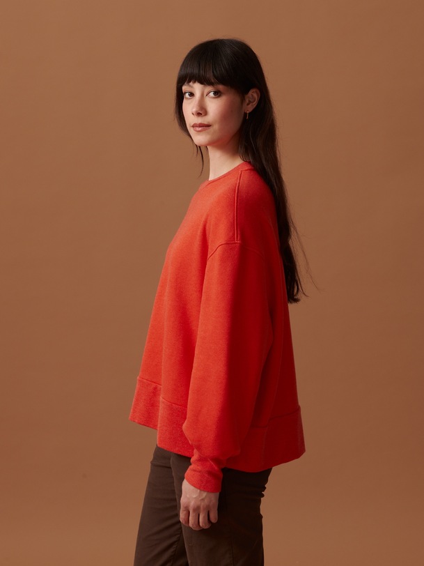 olek sweatshirt orange