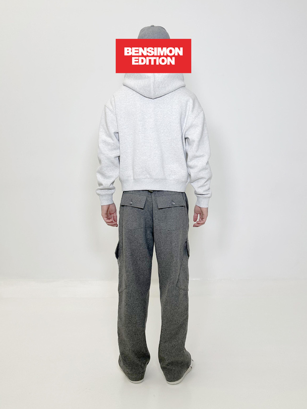 gilet osh bensimon edition heather gray