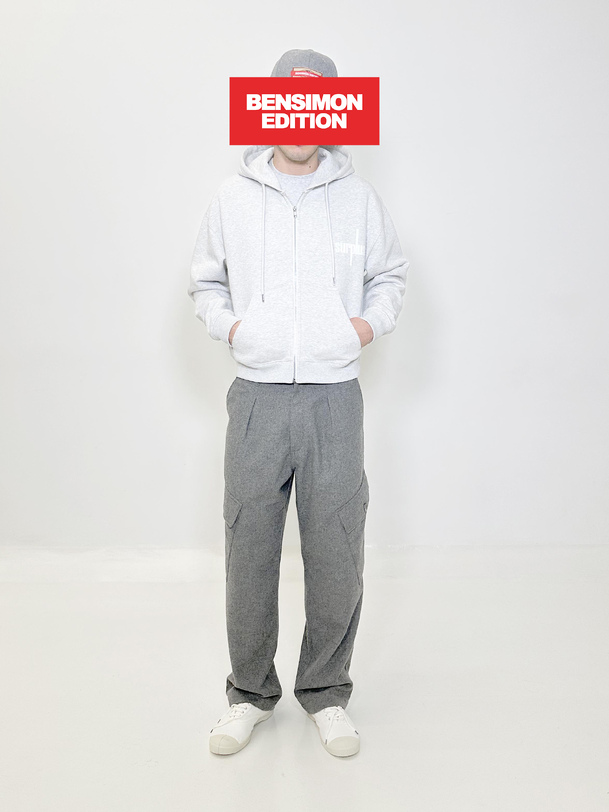gilet osh bensimon edition heather gray