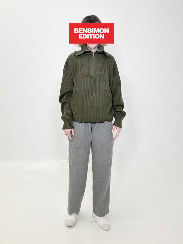 pull grego bensimon edition khaki