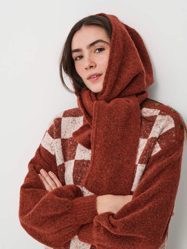 ophelia scarf cognac