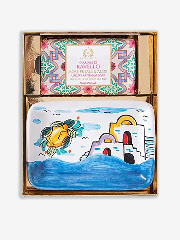 ravello garden soap turquoise