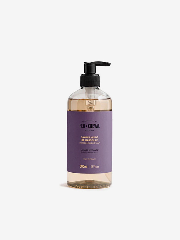 savon liquide 500ml lavande - fer a cheval p urple