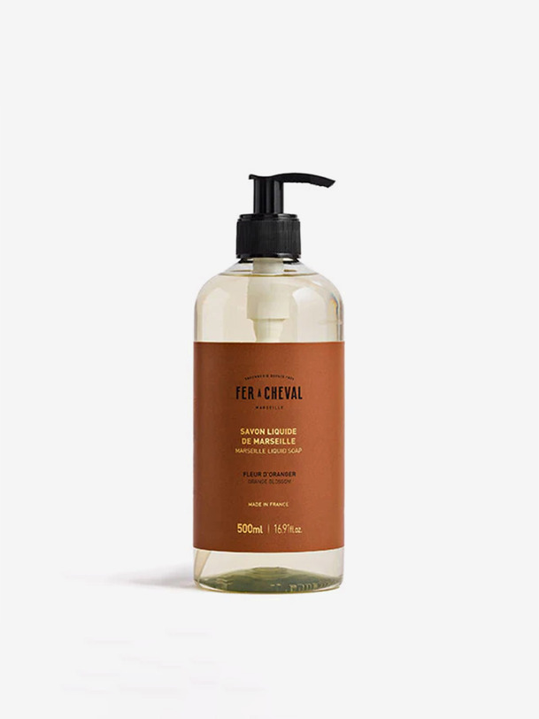 savon liquide 500ml fleurs doranger - fer a cheval orange