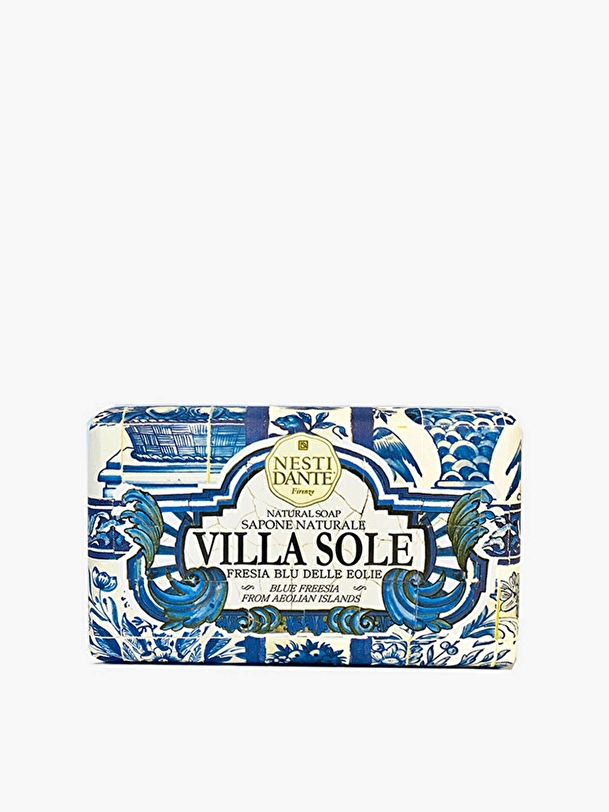 villa blue soap blue