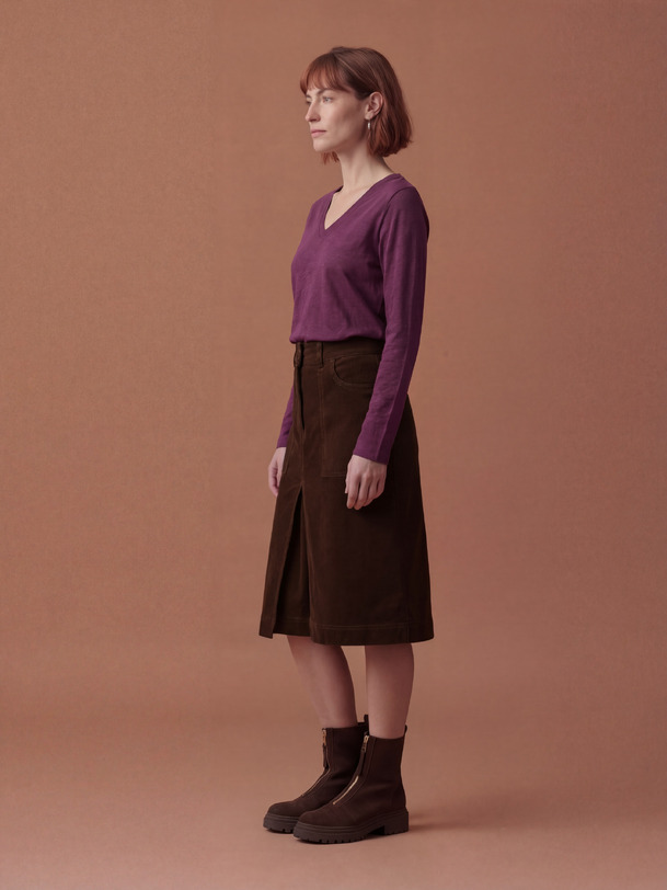 mia skirt hazelnut