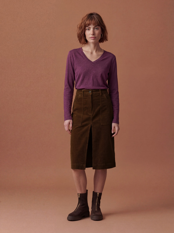 mia skirt hazelnut
