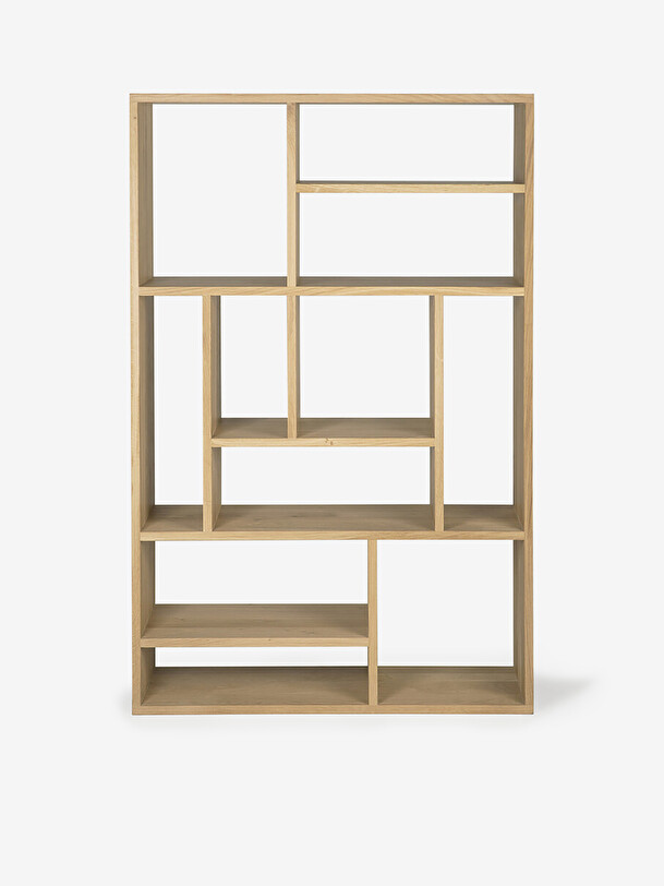 etagere m small 90x30x139 light oak
