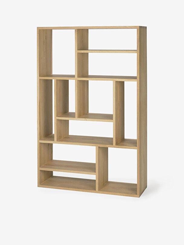 etagere m small 90x30x139 light oak