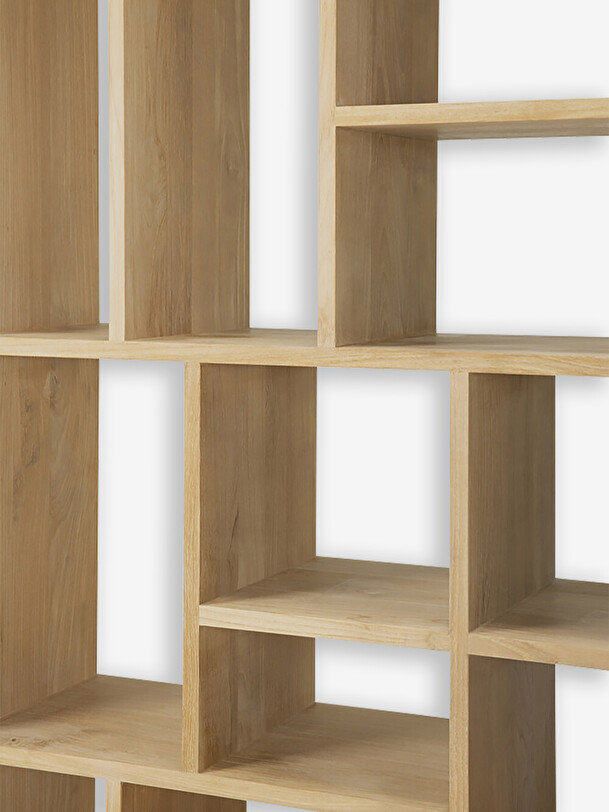 etagere m small 90x30x139 light oak