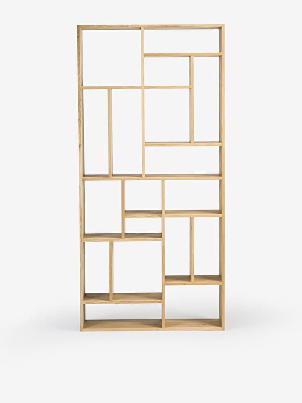 etagere m 104x30x219 light oak