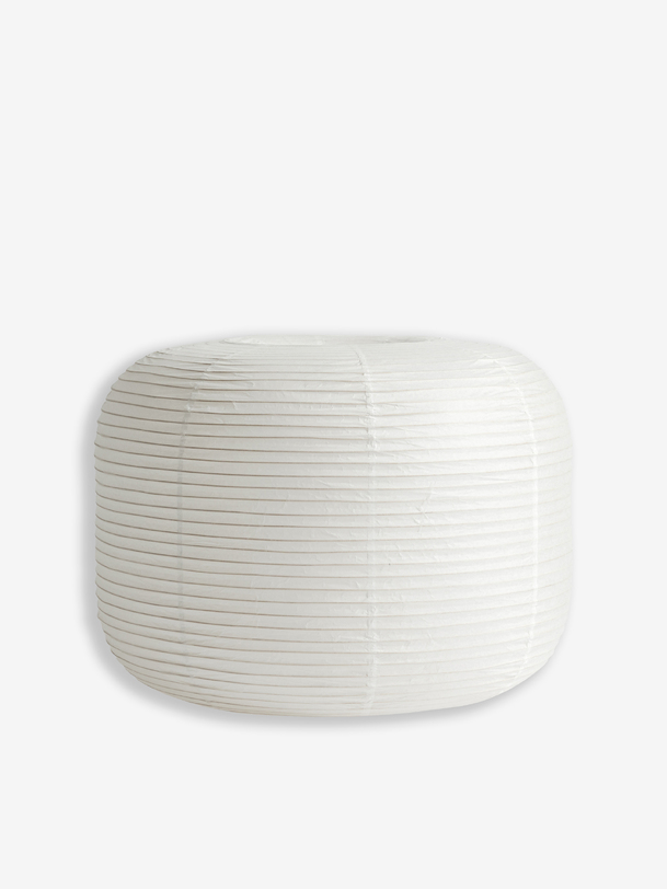 suspension paper shade donut - hay white