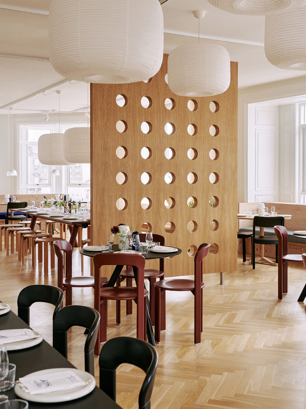 suspension paper shade donut - hay white