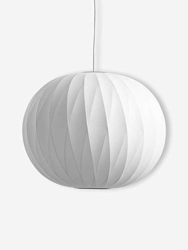 suspension boule criss cross m white