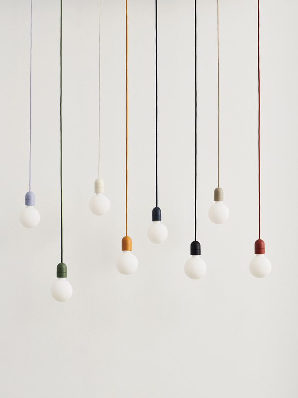 suspension cÂble paper shade vert - hay green